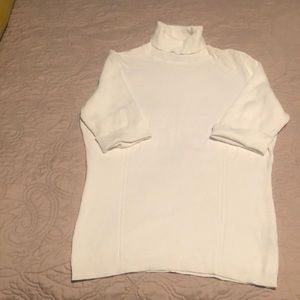 White House Black Market Ivory turtleneck